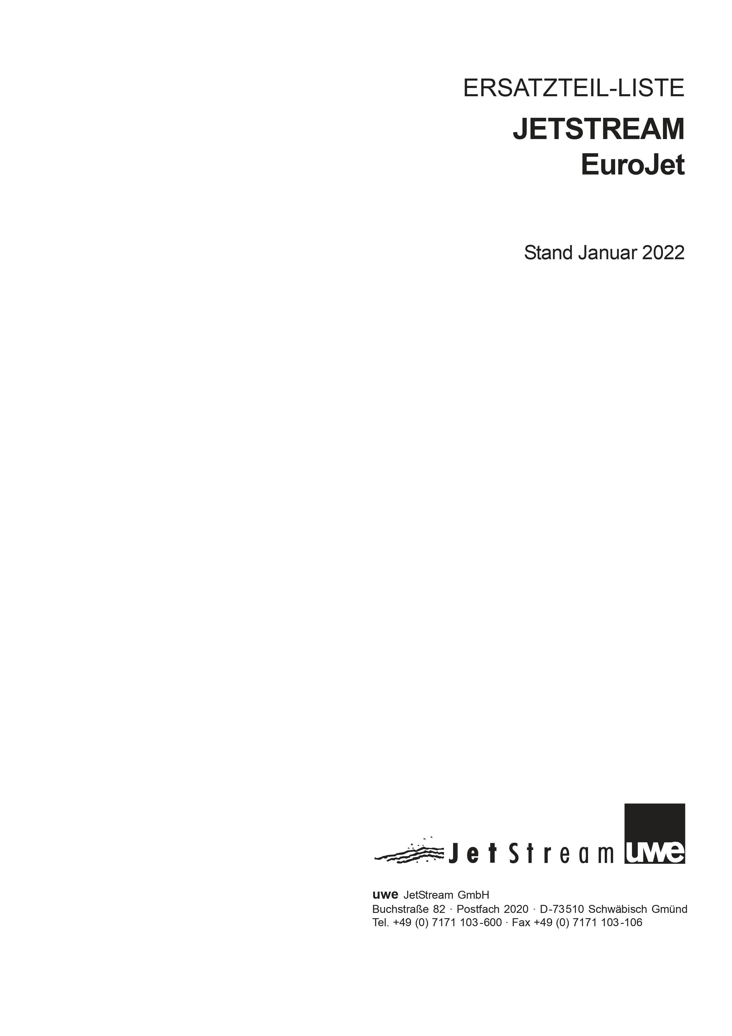 Onderdelen UWE Euro Jet