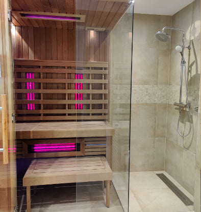 Sauna in badkamer