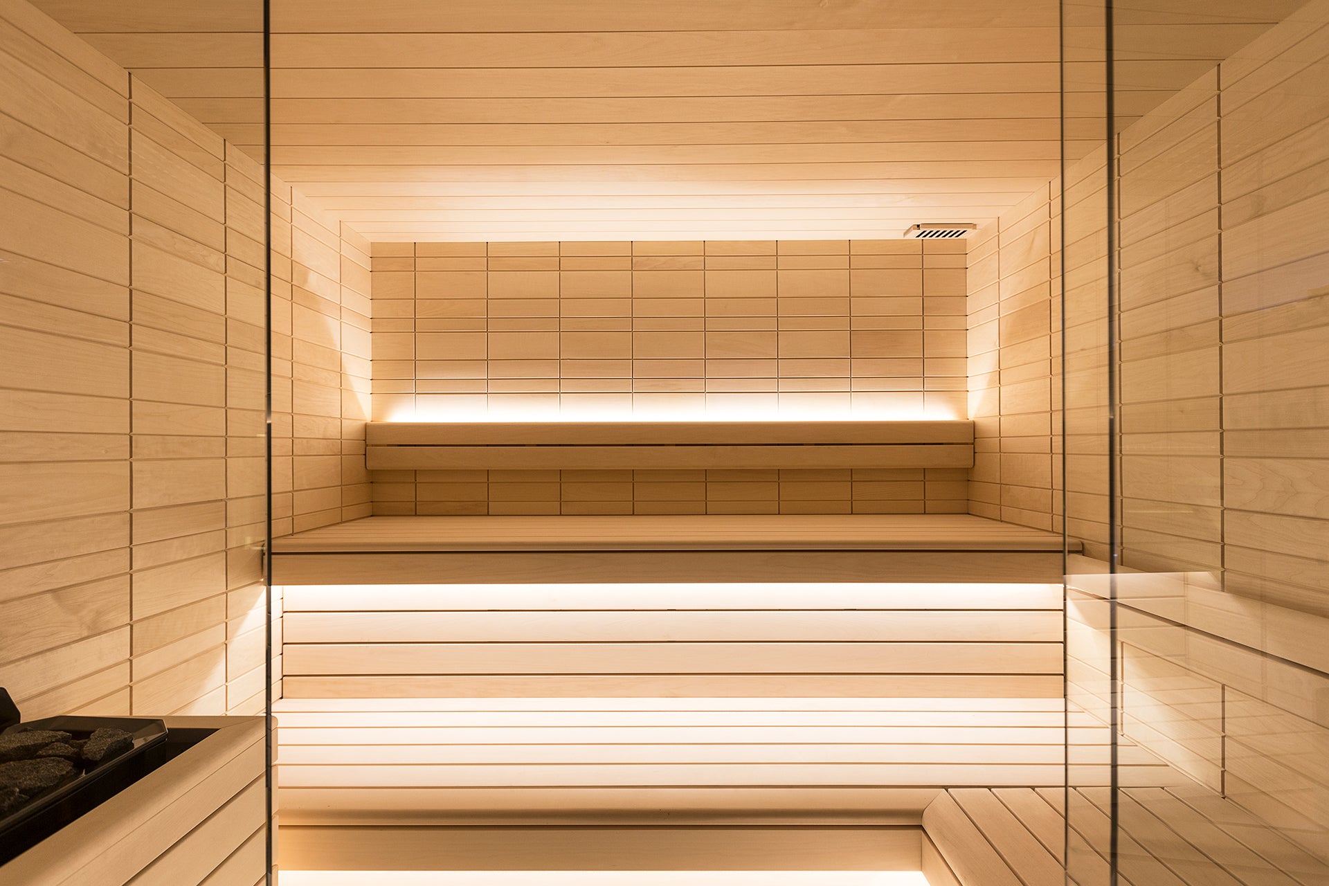 Auroom Design Sauna Electra 200 x 200 cm (Aspen)